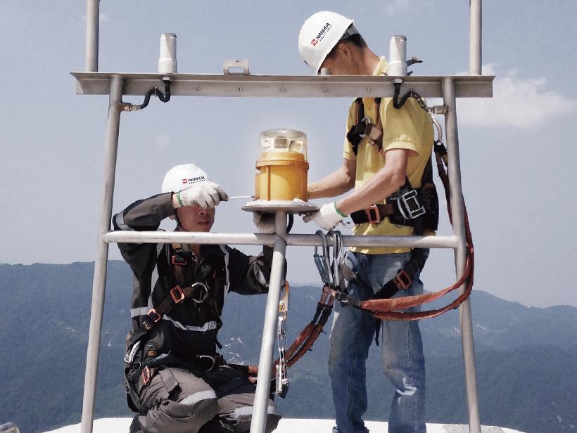 风机航空障碍灯图