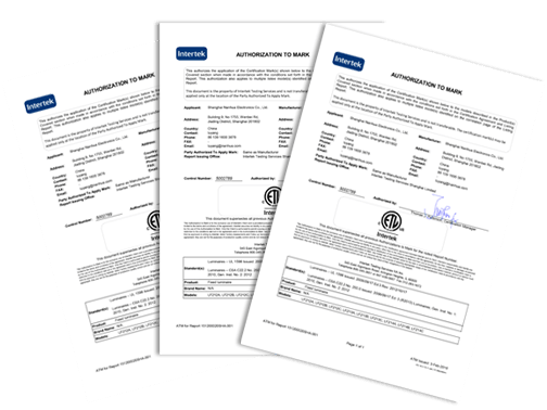 pp电子平台LED投光灯ETL认证图